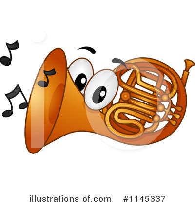 French Horn Clipart #1145337 - Illustration by BNP Design Studio