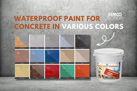 Best Waterproof Paint for Concrete in Various Colors