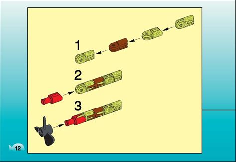 LEGO 6140 Crab Instructions, Aquazone - Stingrays