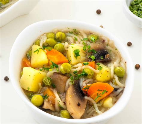 Quick & Easy Mushroom Noodle Soup 4 | WellnessDove