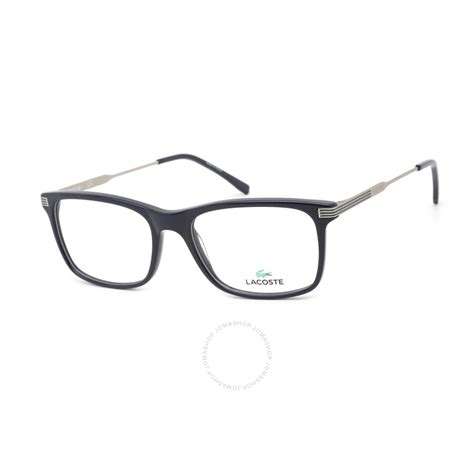 Lacoste Men's Blue Rectangular Eyeglass Frames L288840055 886895520447 - Eyeglasses - Jomashop