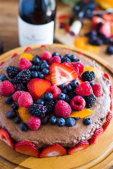 Berry Chocolate Mousse Cake | Food with Feeling