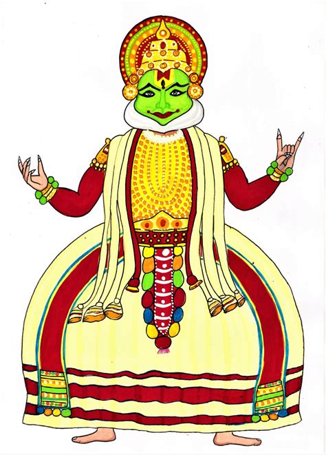 Kathakali Dancer drawing | Dancing drawings, Dancer drawing, Dancing drawing