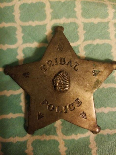 VINTAGE TRIBAL Police BADGE RARE | #1991603594