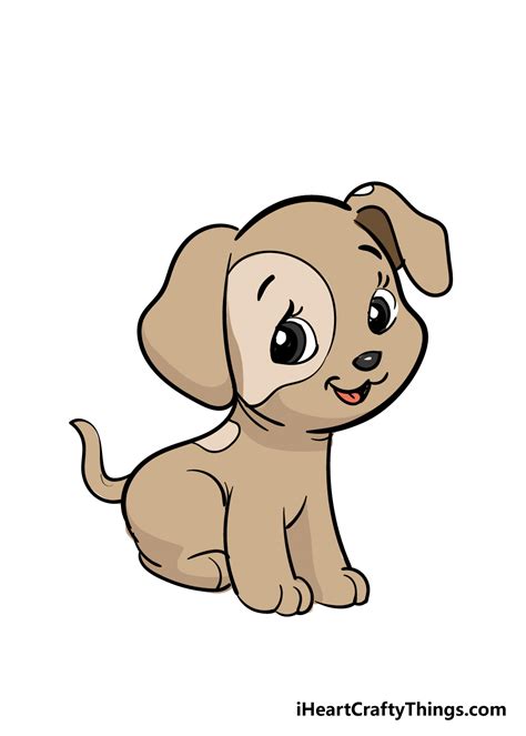 Cute Puppy Drawings For Kids