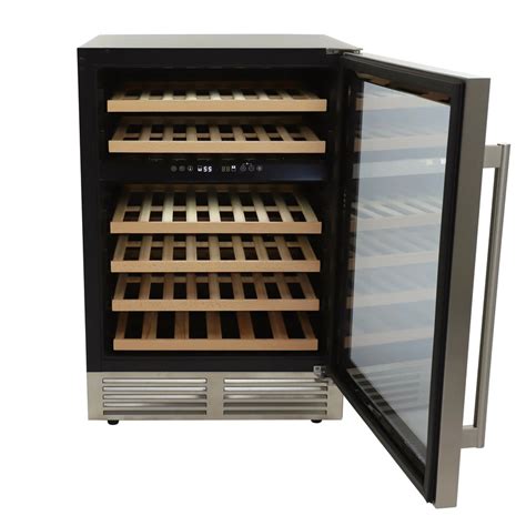 Avanti DESIGNER Series Dual-Zone Wine Cooler, 46 Bottle Capacity, in ...