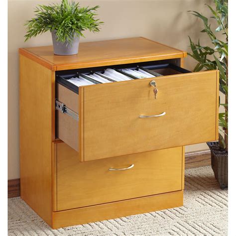 Small Wood Filing Cabinet / Wood Filing Cabinet with Lock - Home ...