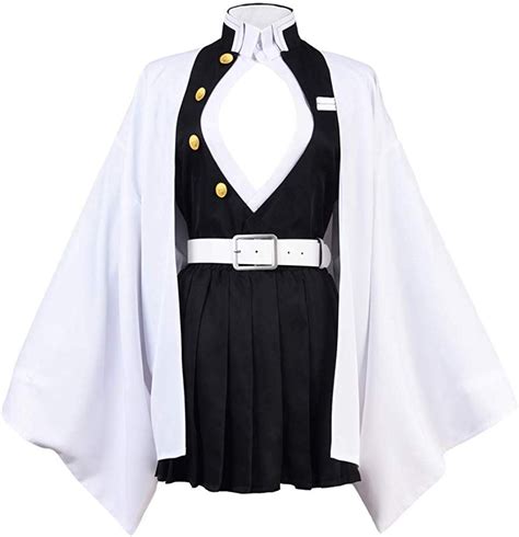 Amazon.com: COSEASY Demon Slayer Kimetsu no Yaiba Kanroji Mitsuri Dress Cosplay Costume ...