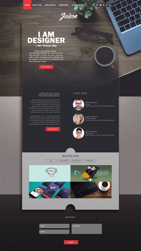 Creative WebPage Design | Website & App Templates ~ Creative Market