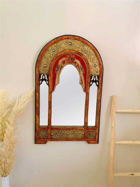 Moroccan Vintage Arch Mirror Wall Mirror Decor Handmade - Etsy