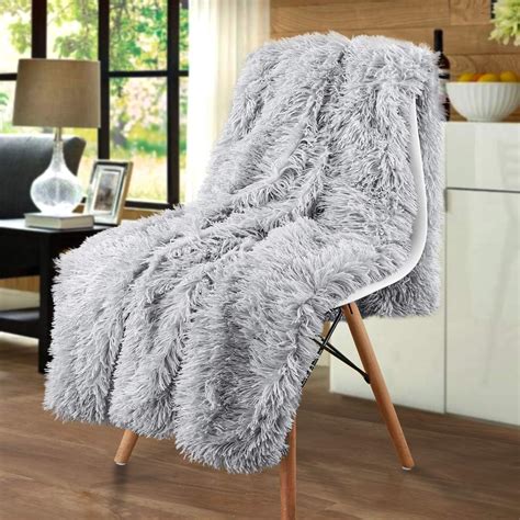 Grey Fluffy Blanket