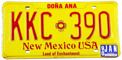 1990 New Mexico License Plate | Brandywine General Store