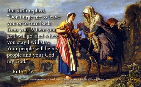 Ruth 1:16 “Where you go I will go”: Translation, Meaning, Context