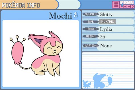 PKMN-B | Mochi by DistractedGoldfish on DeviantArt