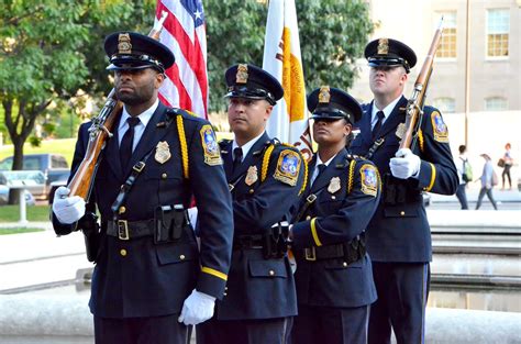 FBI National Academy Lays Wreath at Memorial - National Law Enforcement Officers Memorial Fund