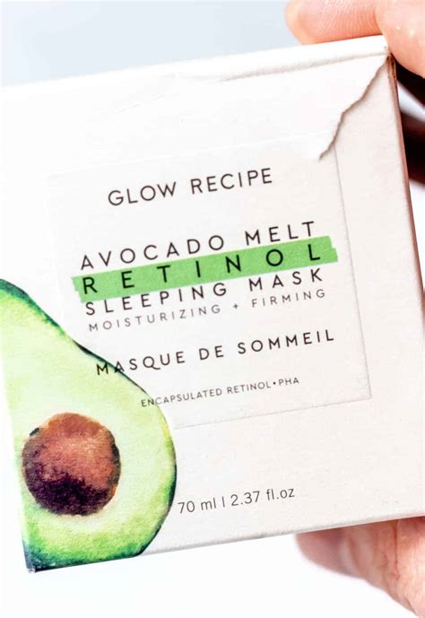 Glow Recipe Avocado Melt Retinol Sleeping Mask Review - Sweet Honey Life