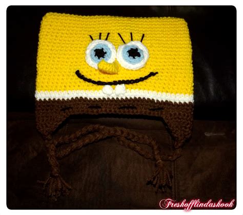 Spongebob Hat https://www.facebook.com/pages/Freshofflindashook/670004119687309 | Crochet hats ...