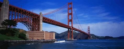 Golden Gate Bridge Vector for Free Download | FreeImages