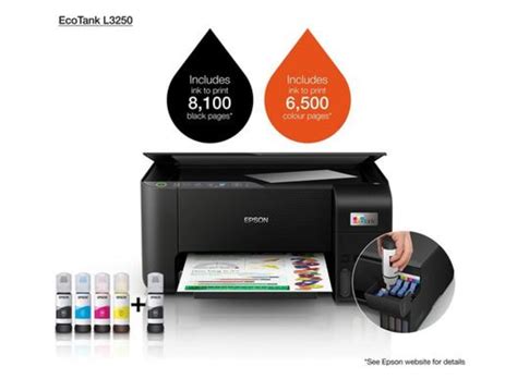 Epson EcoTank L3250 Ink Tank Printer | Print, Scan, Copy + Wi-Fi & Wi-Fi Direct | ExcelDisc