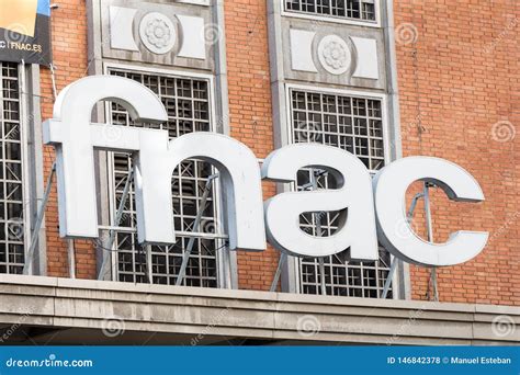 Fnac logo on Fnac building editorial stock photo. Image of sign - 146842378