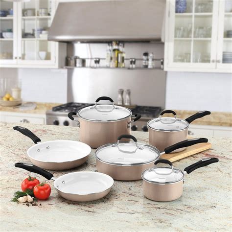 Cuisinart Ceramic Nonstick 10-Piece Cookware Set for $59.98 Shipped ...