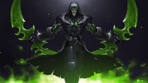 Reaper (Overwatch), Overwatch, Warcraft, Demon, Magic, Drawing Wallpapers HD / Desktop and ...