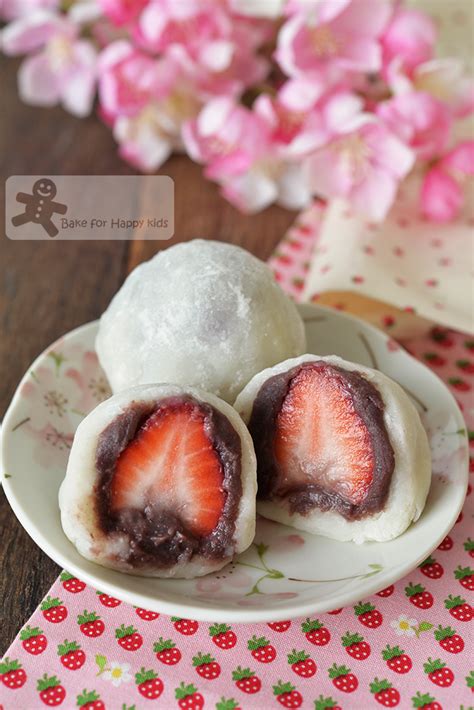 Bake for Happy Kids: Easy Japanese Sweet Mochi / Daifuku 大福