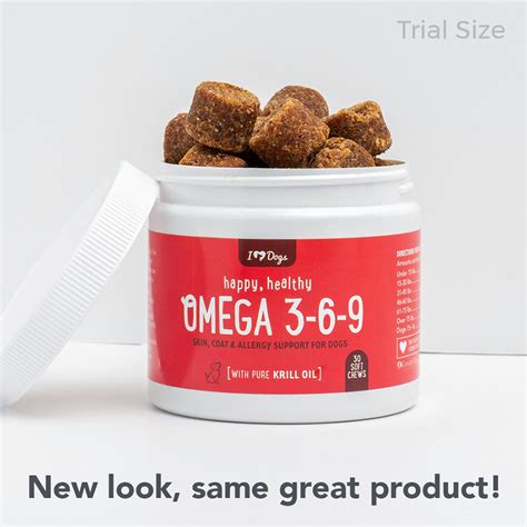 Special Offer! Omega 3-6-9 Select Grain Free Skin & Coat Chews with ...