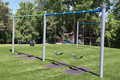 2 Bay 8ft Single Post Swing | Henderson Recreation