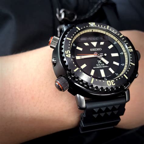 DLC Black Shroud For Seiko Arnie SNJ025 SNJ027 SNJ028 Seiko Arnie Shroud