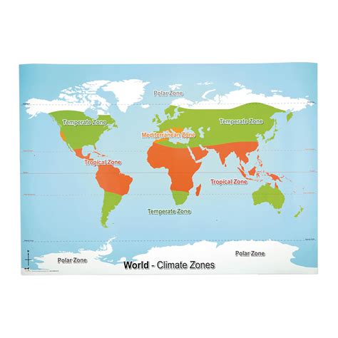 World Climate Zone Map - HE1350715 | Hope Education