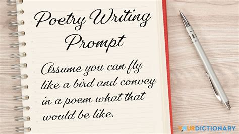 41 Poetry Prompts to Inspire Fresh, Vivid Writing | YourDictionary