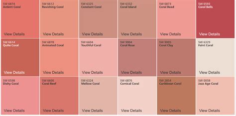 2019 Color Trends(2) Coral - Dream Painting coral | Coral paint colors, Coral colour palette ...