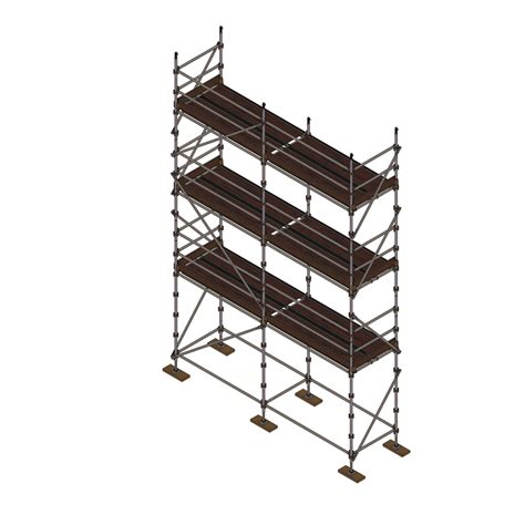 Aluminium Kwikally Modular Scaffold System 10m (Scaffold Length) x 2m (Height) | Synergy ...