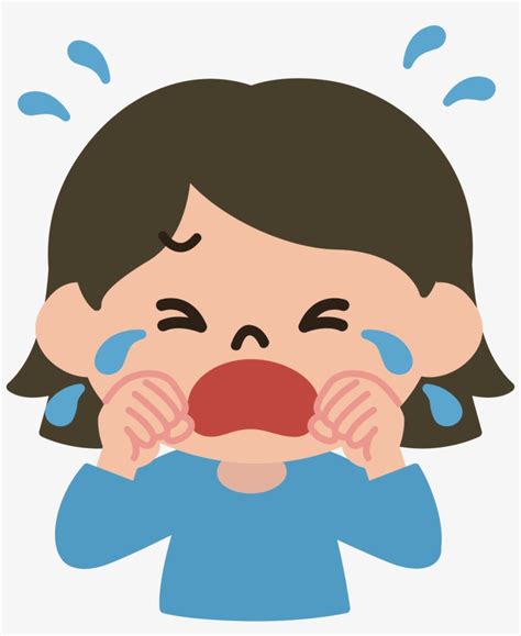 Download Vector Freeuse Cry Clipart Bad Baby - Gambar Kartun Orang Menangis | Transparent PNG ...