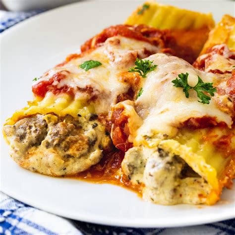 Italian Sausage Manicotti - Spicy Southern Kitchen