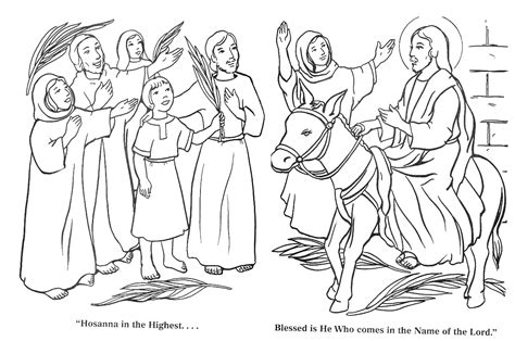 Palm Sunday Coloring Pages - Best Coloring Pages For Kids