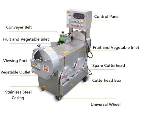 Commercial Double Shaft Vegetable Cutting Machine/LOFTY