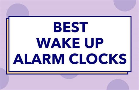 Best Wake Up Alarm Clocks | Sleepopolis