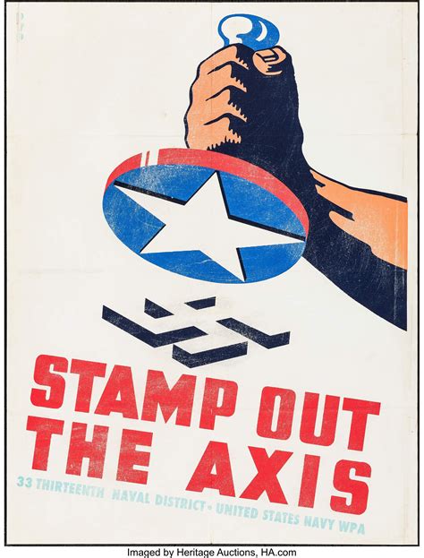 World War II Propaganda Poster (United States Navy WPA, 1941). | Lot #53457 | Heritage Auctions