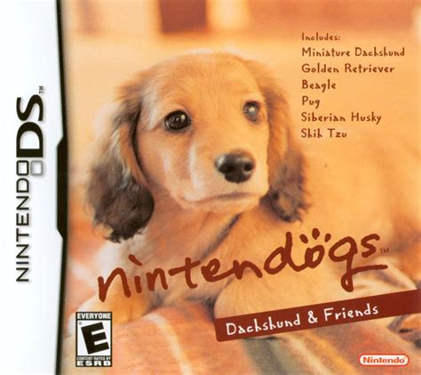 Nintendogs (2005) Nintendo DS box cover art - MobyGames