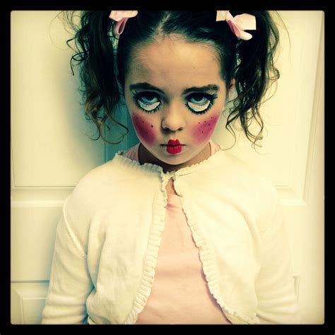 Creepy doll costume! Creepy Doll Halloween Costume, Broken Doll Halloween, Creepy Costumes ...