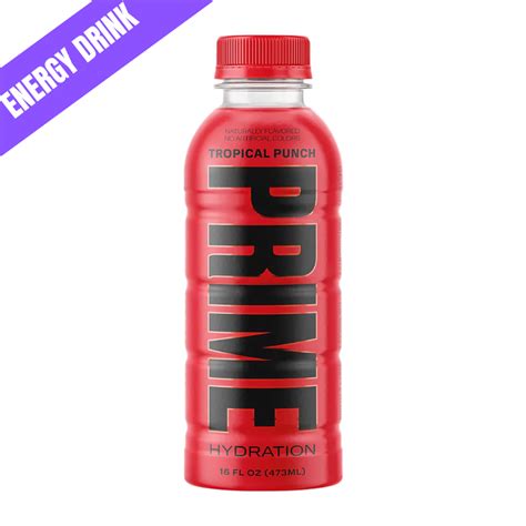 Prime Energy Drink 500ml TROPICAL PUNCH Hydration Sports Drink