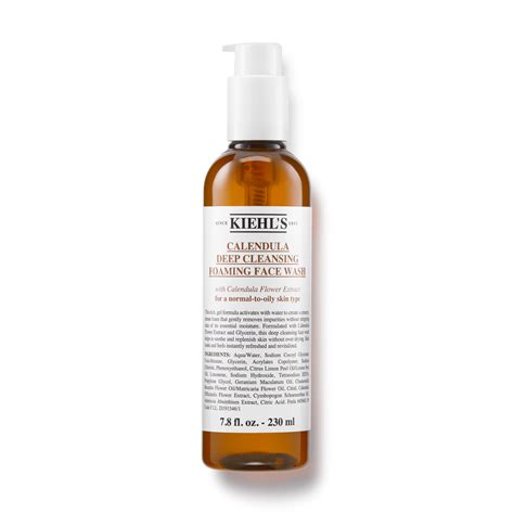 Calendula Deep Cleansing Foaming Face Wash – Kiehl’s