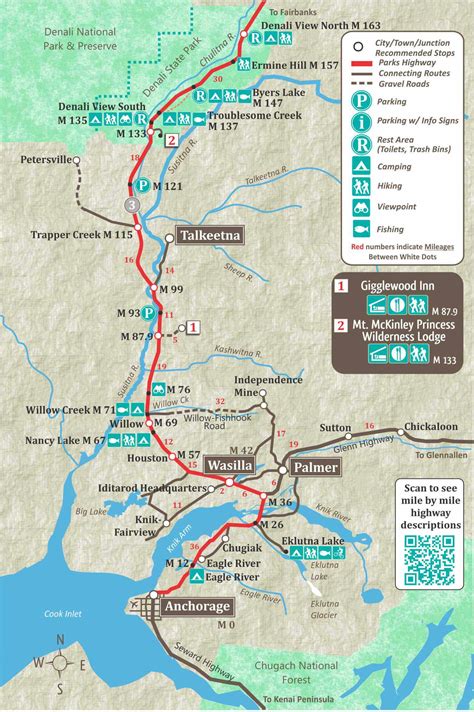 Alaska Maps of cities, towns and highways