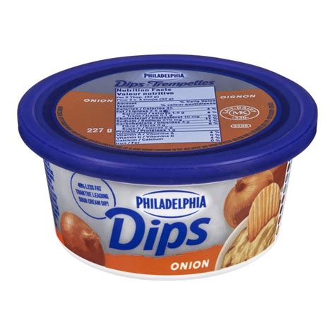 Kraft Philadelphia Cream Cheese Dips Onion 227g | Whistler Grocery Service & Delivery