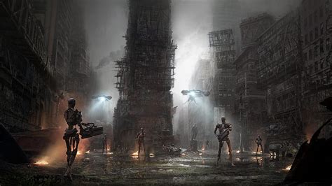 Brand New Terminator Concept Art Shows How Skynet Will Destroy Your City