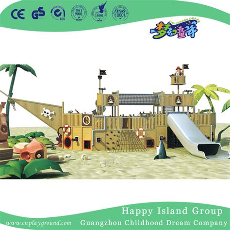 Outdoor Large Wooden Pirate Ship Playground Equipment (HHK-5401) from China manufacturer ...