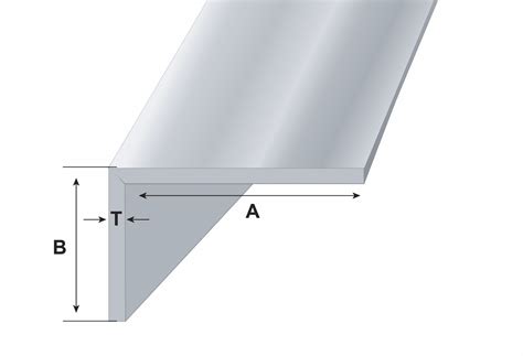 Aluminium Angle Unequal - Mill Finish - Metal Mate