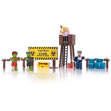 Buy Roblox Action Collection - Zombie Attack Playset [Includes Exclusive Virtual Item] Online at ...